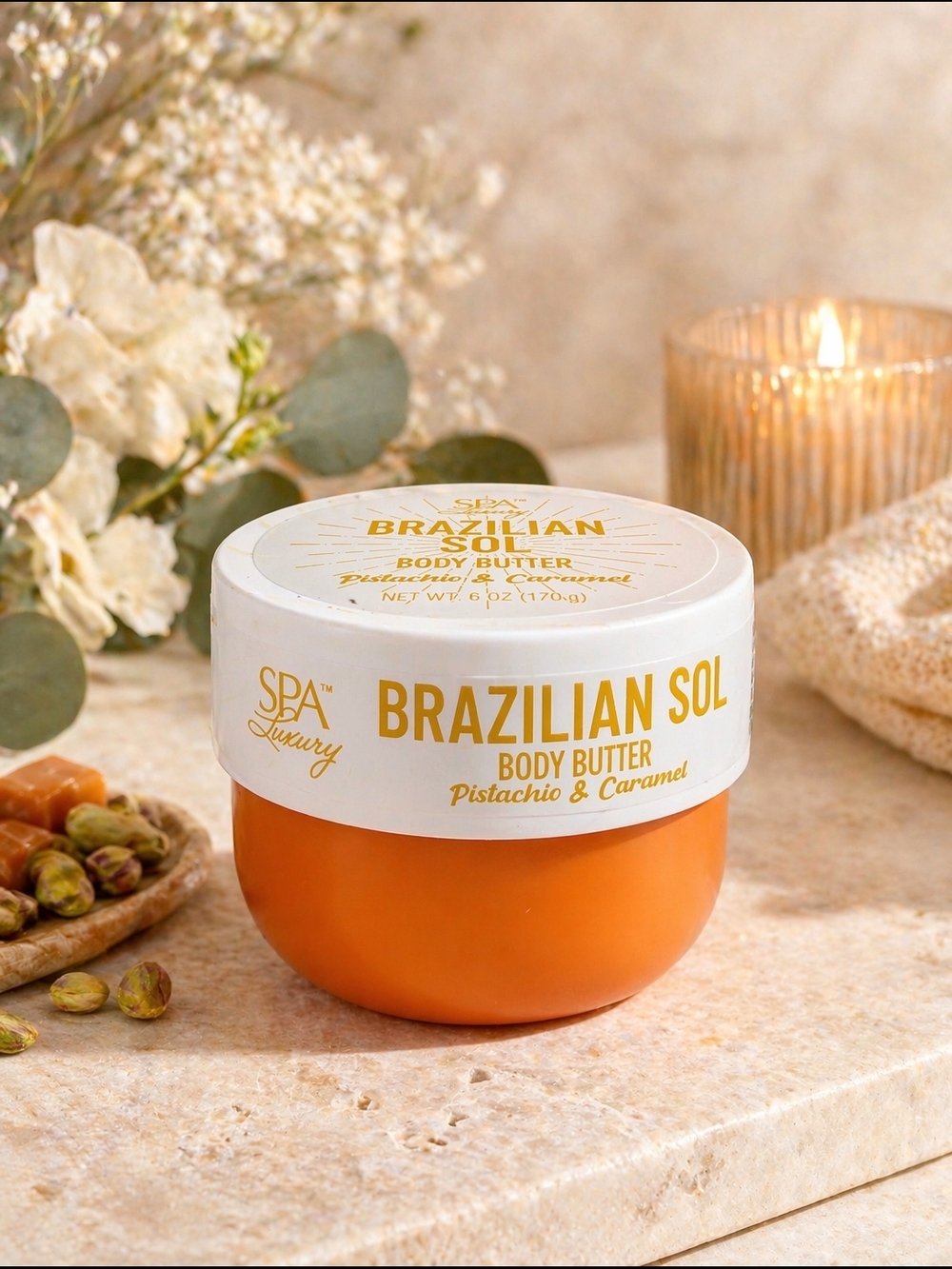 Brazilian Sol Body Butter - Pistachio & Caramel